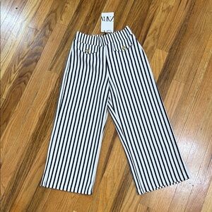 Zara Monochrome Striped Trousers
